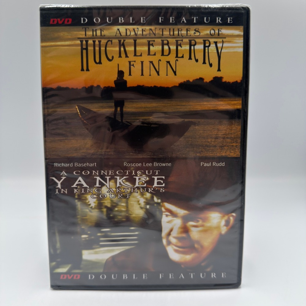 Huckleberry Finn A Connecticut Yankee Double Feature DVD Paul Rudd New Sealed